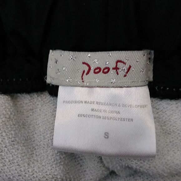 Poof! Grey & Black Skinny Jogger Pants - Picture 3 of 4